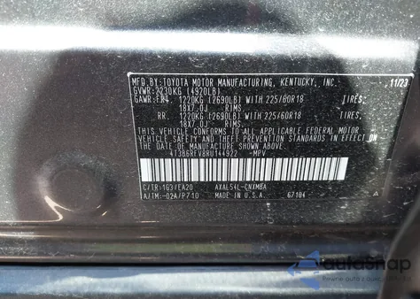 2024 Toyota Rav4 Hybrid Xle Premium from USA, damaged, VIN 4T3B6RFV8RU144922